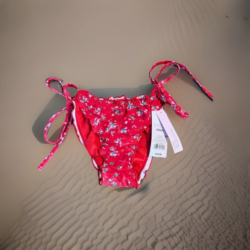 Wild Fable Red Rose Bikini Bottom - XXS (00)